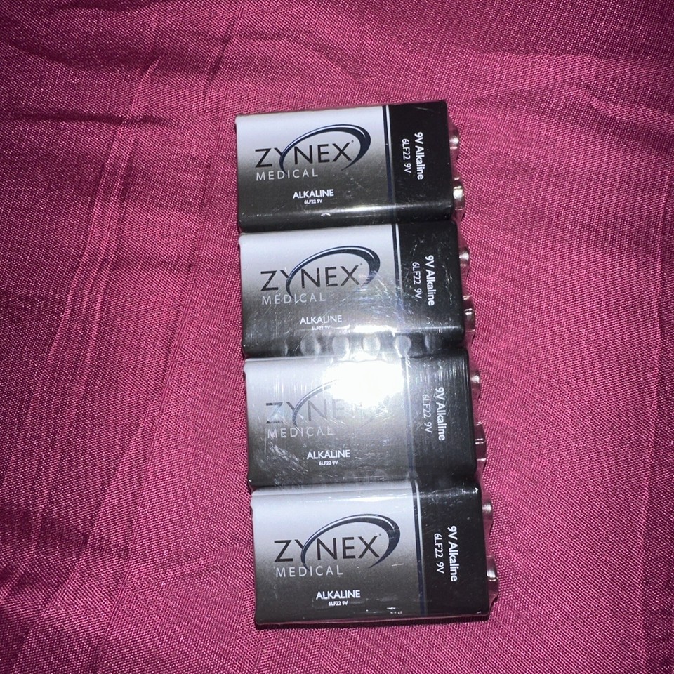 Zynex medical 9volt battery ((PACK OF 4 BATTERIES!)) eBay