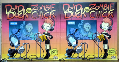 Dead Duck & Zombie Chick Ep. 1-4 Comedy Jay Fosgitt 2-LP Record Set RARE SEALED