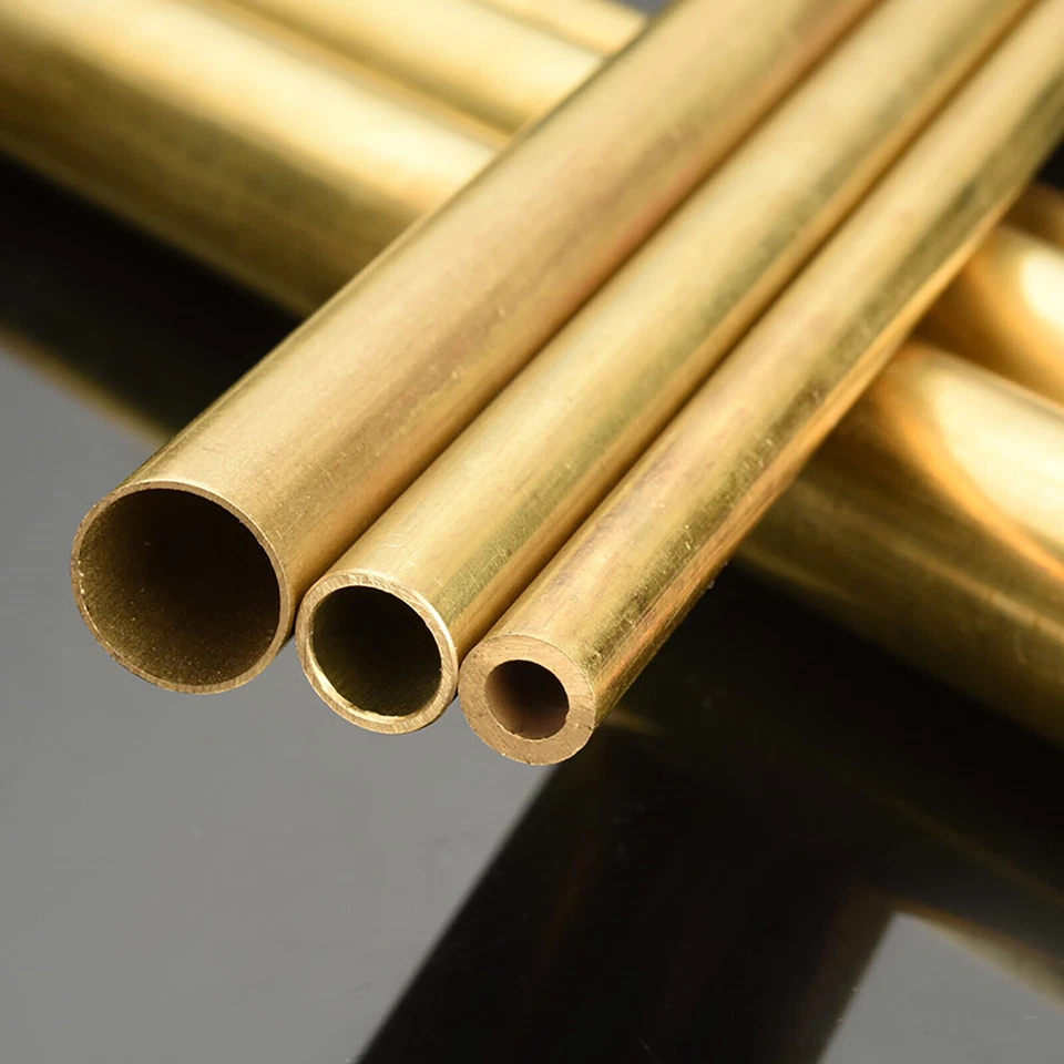 Messing Rohr Messingrohr Rundrohr Außen 2mm 3mm 4mm 5mm 6mm bis 80mm 200mm Länge - Bild 3 von 4