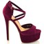 thumbnail 58 - Womens Strappy Platform Sandals Peep Toe Ladies Stiletto High Heel Shoes Size