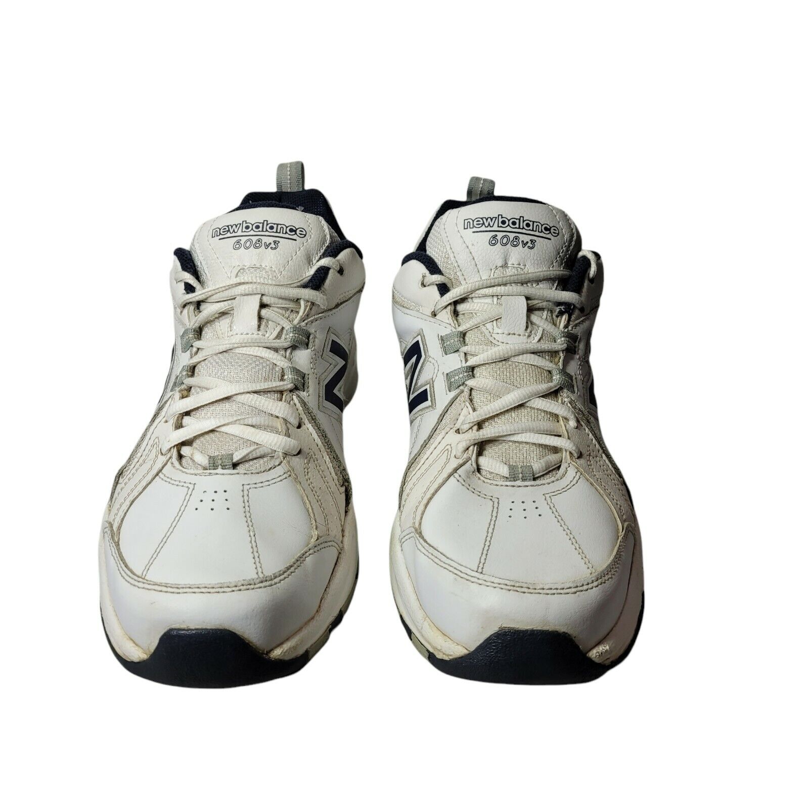 New Balance 608 Mens Size 10.5 D Shoes White Blue Walking Comfort eBay