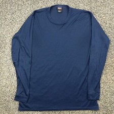 Vintage 1999 Patagonia Shirt Capilene Long Sleeve Blue USA Made Mens Large