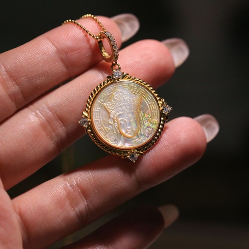 Argento Sterling 925 Tailandese Buddha Anello Buddismo,Ragazza