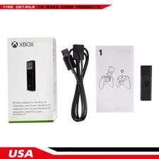 Official Wireless Xbox One Controller Adapter USB Receiver Microsoft Windows PC