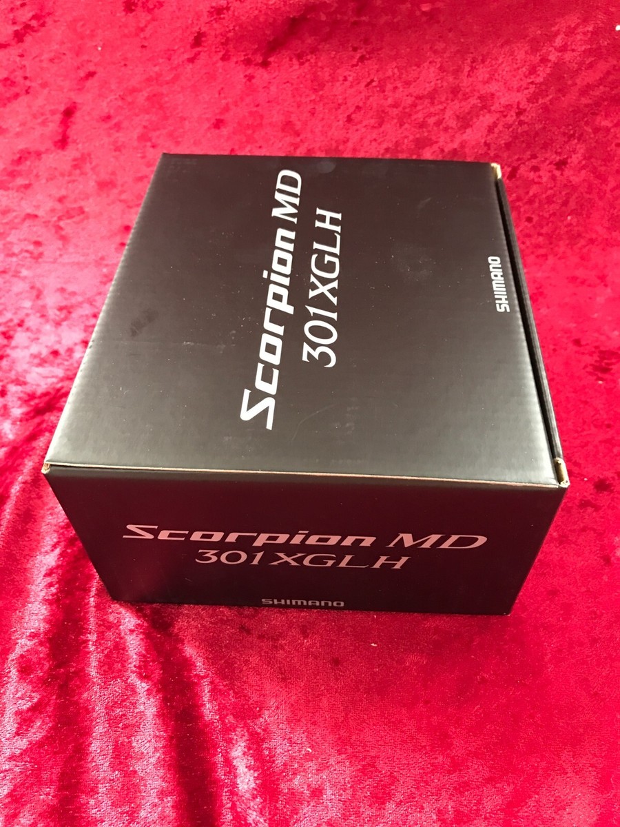 Shimano Scorpion MD 301XGLH 2021 7.9:1 Left-Hand Bait Reel