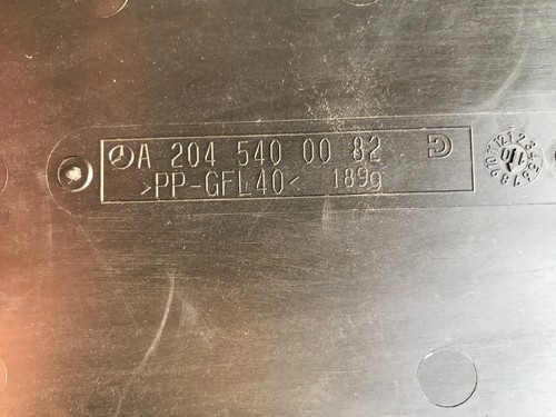 Coperchio scatola relè fusibili sottocofano Mercedes W204 2008-2011 A2045400082 - Foto 5 di 5