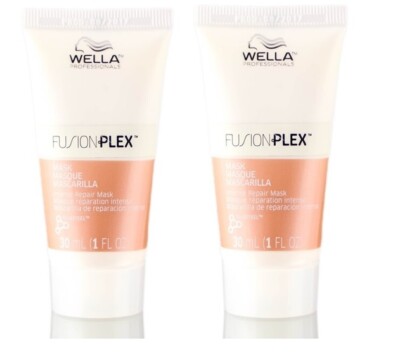 Wella Fusion Plex Intense Repair Mask 1oz Duo Travel Size NEW!