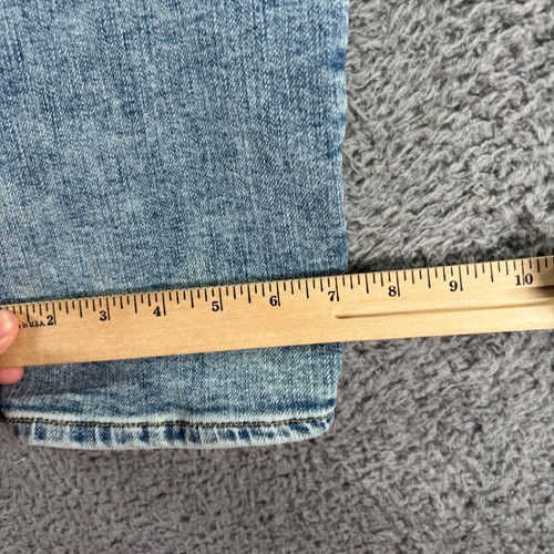 Gap 1969 Jeans Mens 38x30 Blue Light Wash Cotton Blend Stretch Skinny Soft Wear - Picture 10 of 11
