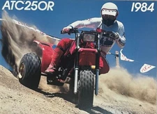 1984 Honda ATC250R 4-page brochure-literature