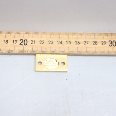 Hager Brass Door Strike 1-3/8'' X 3/4'' 013006