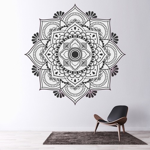 Black & White Mandala 7 Wall Sticker WS-57705 - Picture 2 of 13