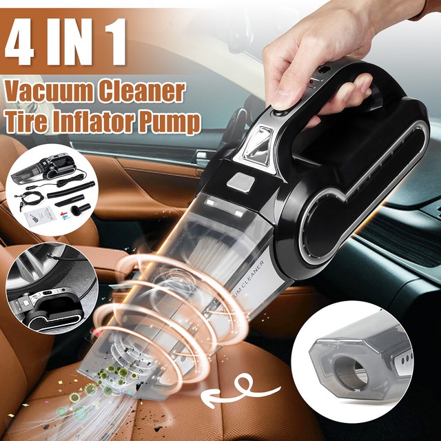 Car Rechargeable Handheld Vacuum Wet Dry Cleaner Air Pump Portable Home