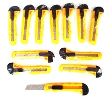 24 CAL-HAWK SNAP OFF UTILITY KNIFE KNIVES BLADES BOX CUTTER 18MM BREAKAWAY CKSOL