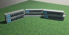 1/160 N Scale 5 Pack 40ft Shipping MAERSK SHIPPING CO  Containers FREE SHIPPING 