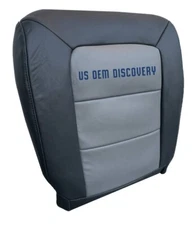 2003 Ford Explorer Sport Trac -Driver Side Bottom Leather Seat Cover 2-Tone Gray