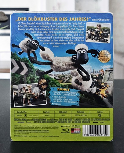 SHAUN DAS SCHAF DER FILM (SHAUN THE SHEEP MOVIE) - STEELBOOK - Bild 2 von 4