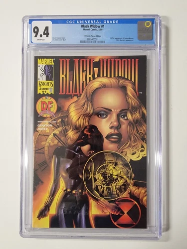 BLACK WIDOW #1 CGC 9.4 DYNAMIC FORCES VARIANT 1ST YELENA BELOVA MARVEL 1999