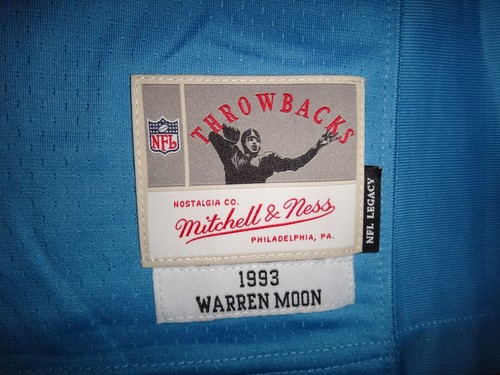 Warren Moon 1993 Mitchell & Ness Houston Oilers Men's Throwback Legacy Jersey - Picture 4 of 6
