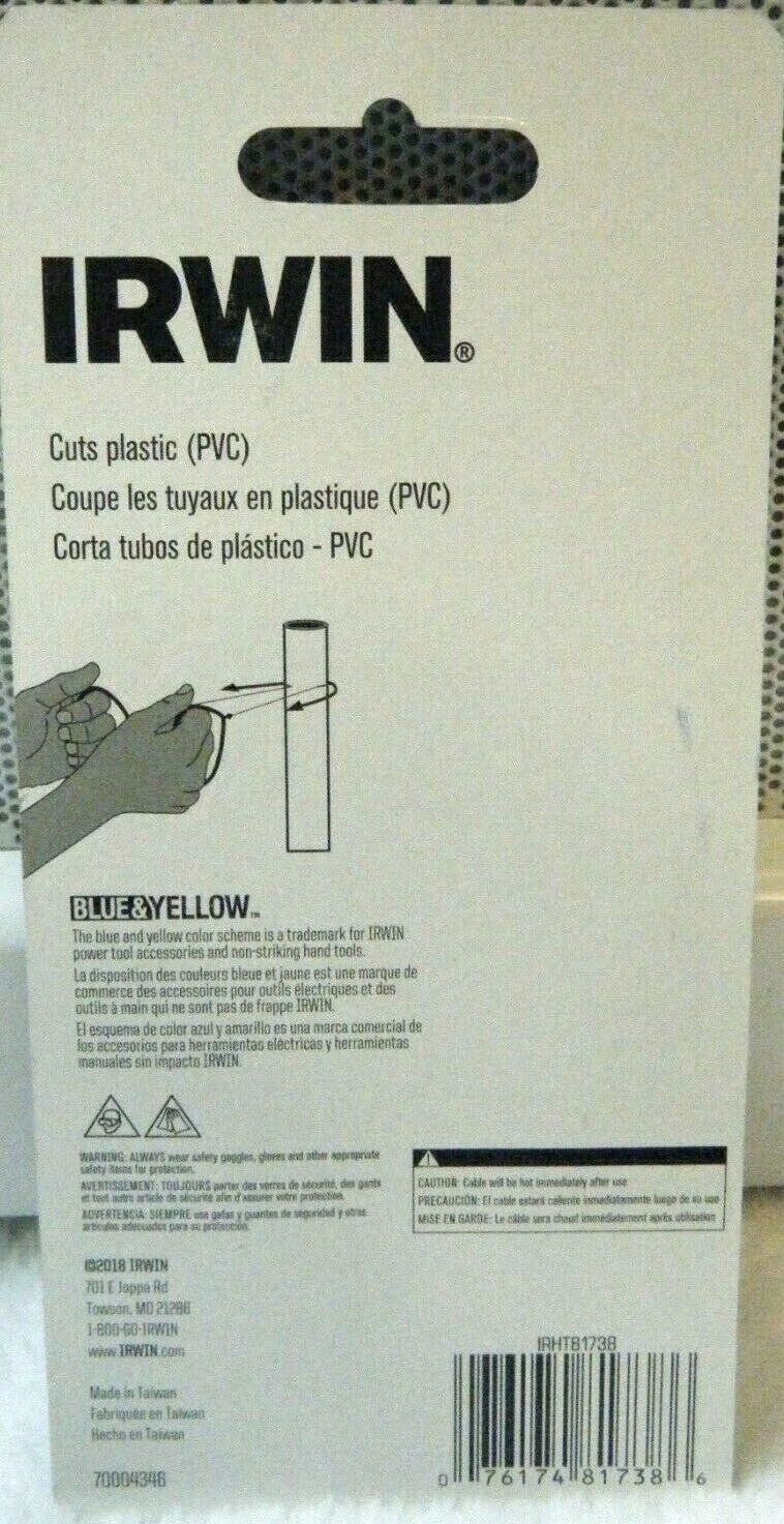 Irwin Pvc Cable Saw  ****SHIPS FREE****