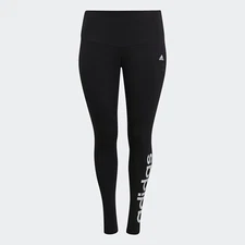 adidas Essentials High-Waisted Logo Leggings (Plus Size) Women's