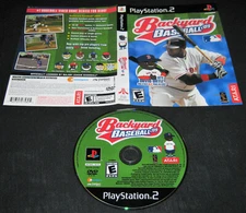 Backyard Baseball '09 (Sony PlayStation 2, PS2, 2008) Disc & Cover