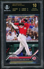 Elly De La Cruz 2023 Topps Now  #400 ROOKIE RC BGS 10 PRISTINE BLACK LABEL