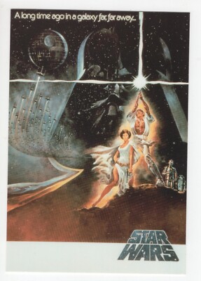 New Hope Poster 110-038 Star Wars Post Card 6x4 Classico San Francisco Unposted