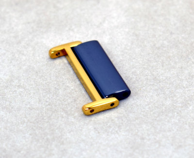 RADO Integral 22.5 mm Men's Watch Bracelet Blue Ceramic & Gold Link 4185 4405