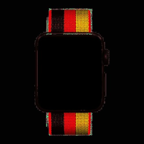 NEW GENUINE Apple Watch 38mm Woven Nylon Smart Replacement Band -Red MPW02AM/A - 第 3/3 張圖片