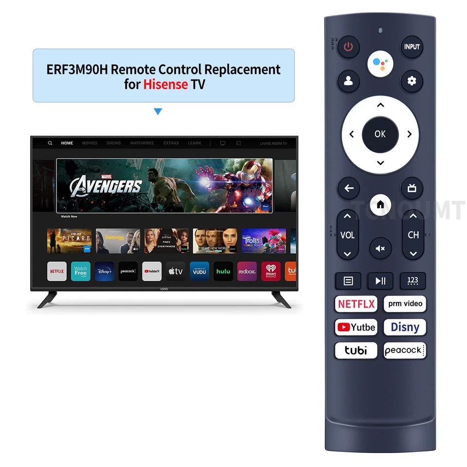 ERF3M90H Infrared Remote Control For Hisense TV 50U6H 55U6H 65U6H 75U6H 55U7G - Image 2 of 4