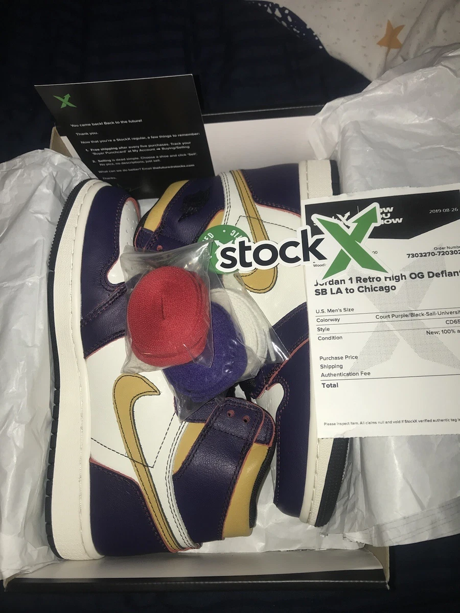 Rare New Nike Air Jordan 1 Retro High OG Defiant SB LA to Chicago