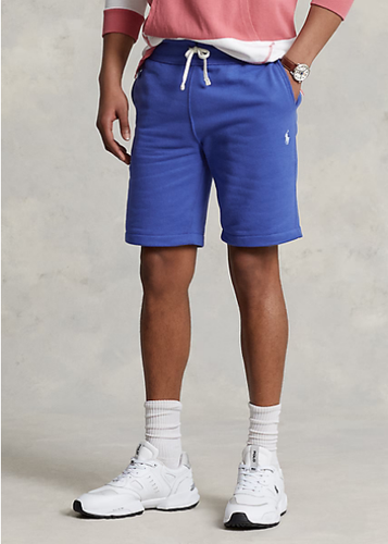 $89.50 Polo Ralph Lauren Men's, Fleece Shorts Cotton-Polyester, Blue, S - Picture 2 of 5