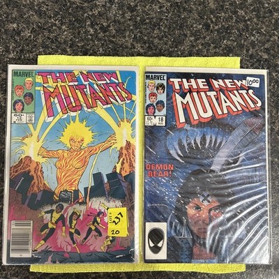 Marvel's The New Mutants Lot Of 20 Comic Books numbers #12-75   