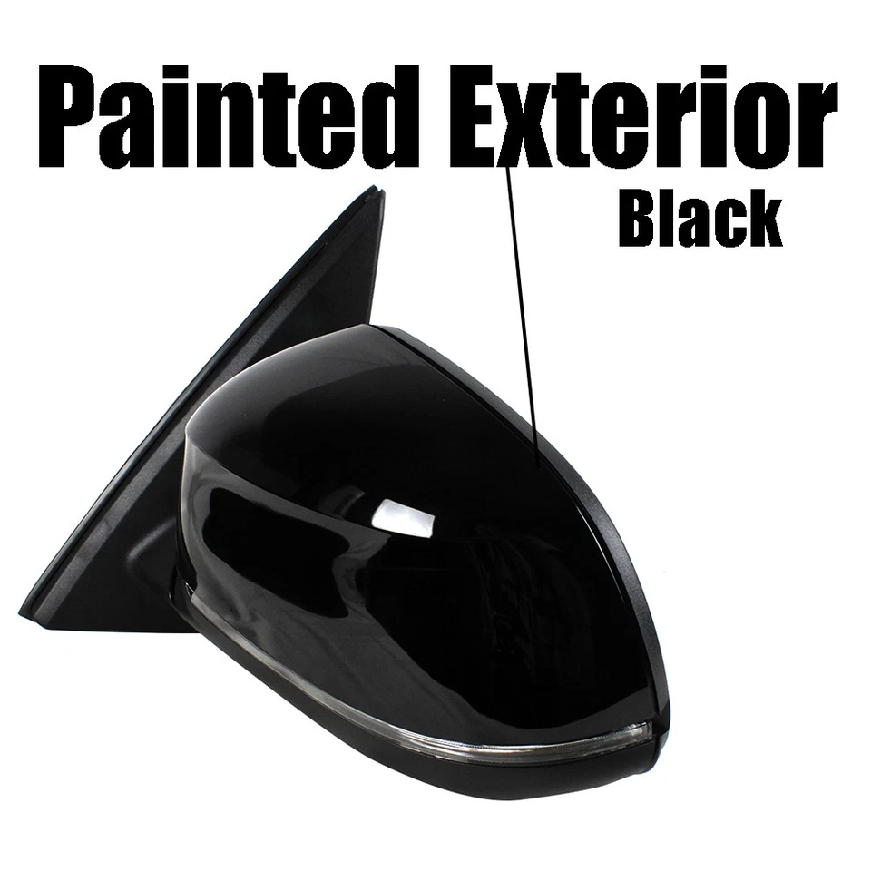 For BMW X5 F15 14-17 Left Driver Side Black Mirror Heated Blind Line Turn Light Foto 4 de 4