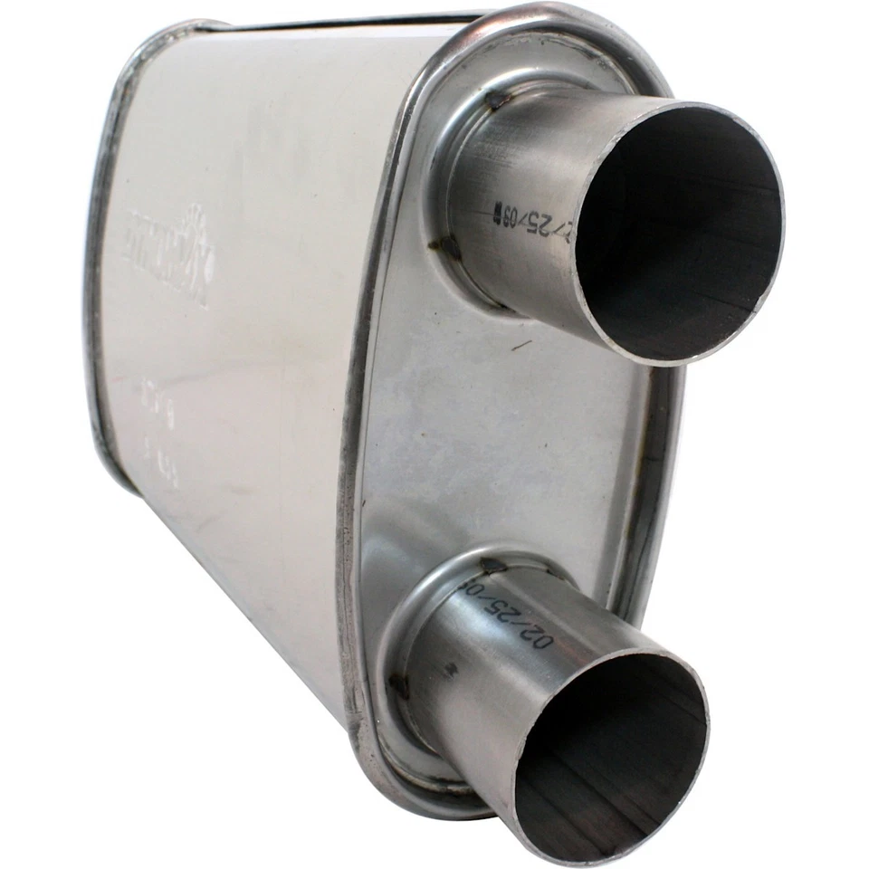 Silenciador Dynomax 17519 para camioneta Chevy Ram F250 F350 F150 ovalado Dodge 1500 Ford Foto 2 de 4