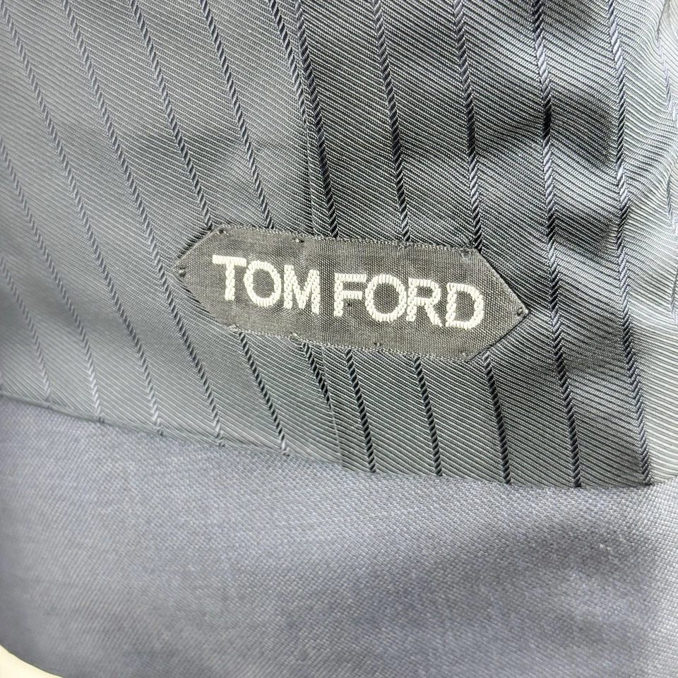 Tom Ford Waistcoat Navy Blue Solid 100% Wool Sz 54IT 44US Suit Vest NWOT - Image 4 of 4
