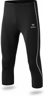 Erima  Schwarz erima Kinder Laufhose Performance 3/4, schwarz, 128, 829201