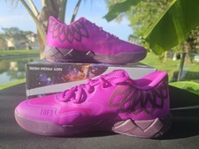 Men's Size 11.5 PUMA LaMelo Ball MB.01 Lo Disco - Deep Orchid /Beet 378030 01