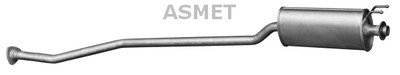 ASMET 13.027 Centre Muffler for Honda
