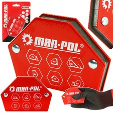 Schwei&szlig; Magnet Winkelhalter 15kg Sechskant Magnetwinkel Schweisshilfe