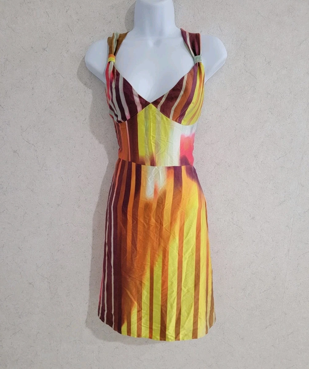 moda international silk dress Vintage Moda International Dress 100% Silk Size Small