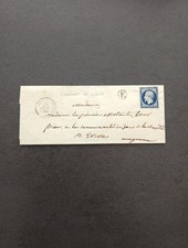   OBLITERATION PC 1783 LOUVIGNÉ DU DÉSERT BOITE RURALE E LA BAZOUGE SUR N° 14 