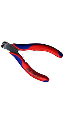 Knipex 64 12 115 Elektronik- u. Feinmechanik Vornschneider mit Facette 115 mm