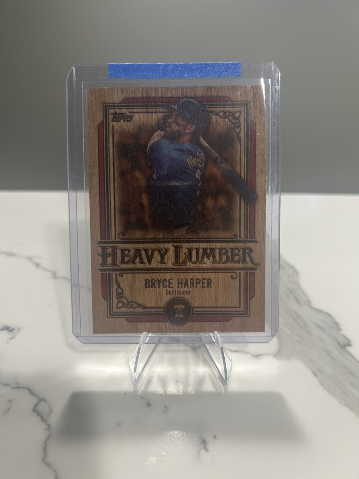 2025 Topps Series 1 Bryce Harper #HL-5 Heavy Lumber SSP Case Hit