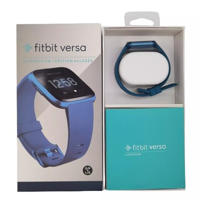 Fitbit Versa Lite Smartwatch Motion detection Heart Rate Blue W/S+L Wristband
