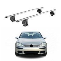 Alu DachträGer FüR VW Golf Mk5 / Golf Mk5 Plus 2004-2009 5TüR TÜV 2Tlg Silber