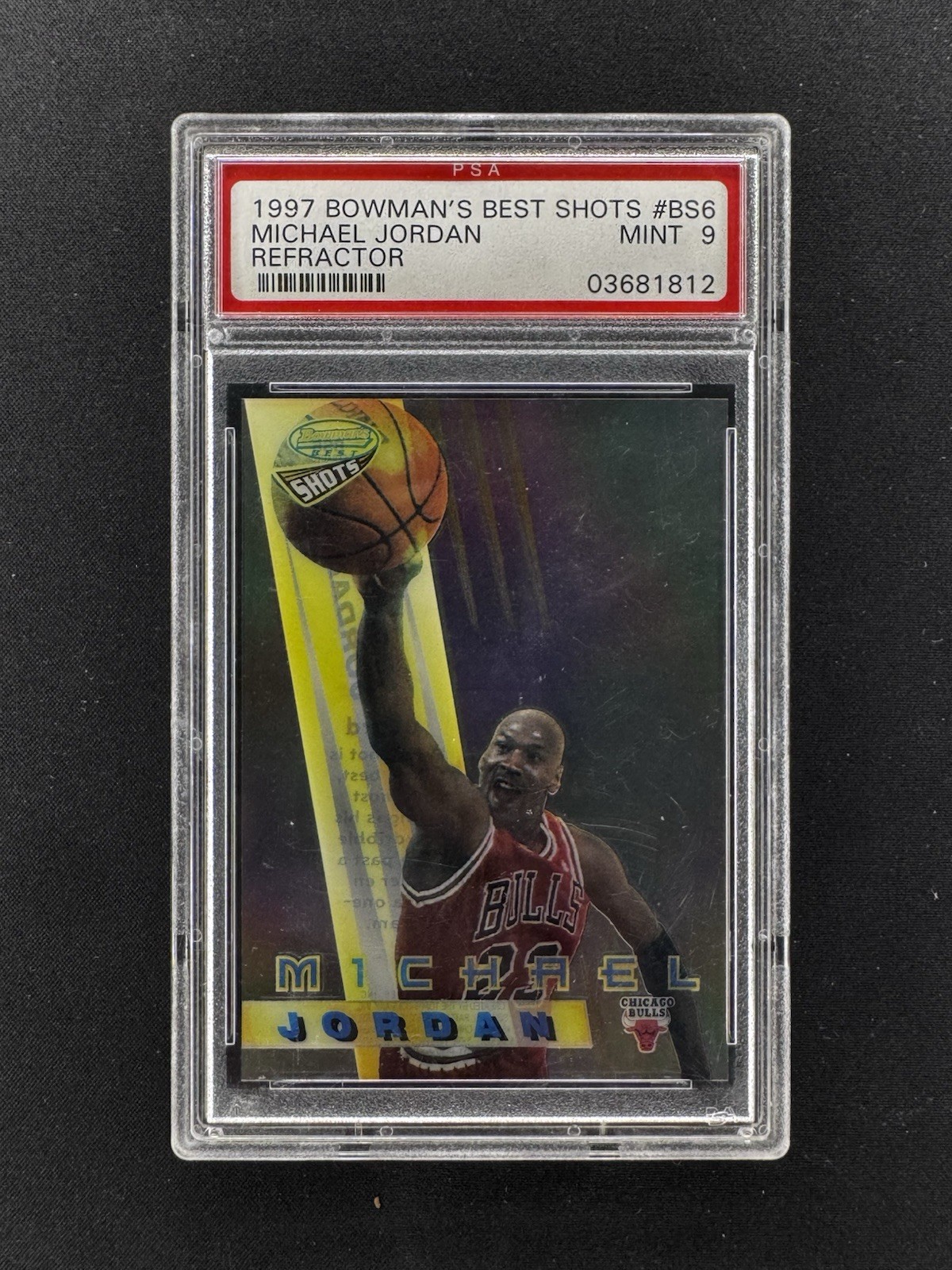 1996-97 Bowman's Best - Shots Michael Jordan #BS6 Refractor