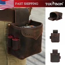 TOURBON 12GA/20GA Skeet Trap Shells Belt Pouch Shooting Shotgun Ammo Holster US