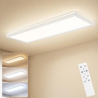 Deckenleuchte LED Dimmbar 58X20Cm Panel Mit Fernbedienung Wohnzimmer Lampe