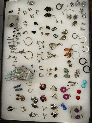 Vintage Lot Costume Jewelry Earrings